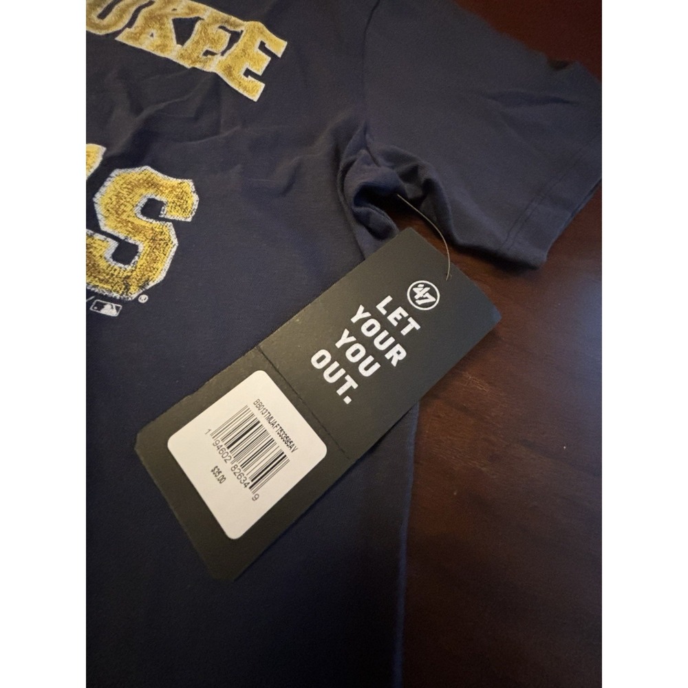 Milwaukee Brewers‎ Men's Blue MLB Baseball T-Shirt - '47 Brand - Medium - Picture 3 of 4